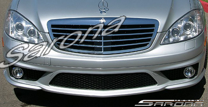 Custom Mercedes S Class Front Bumper  Sedan (2007 - 2009) - $590.00 (Part #MB-002-FB)